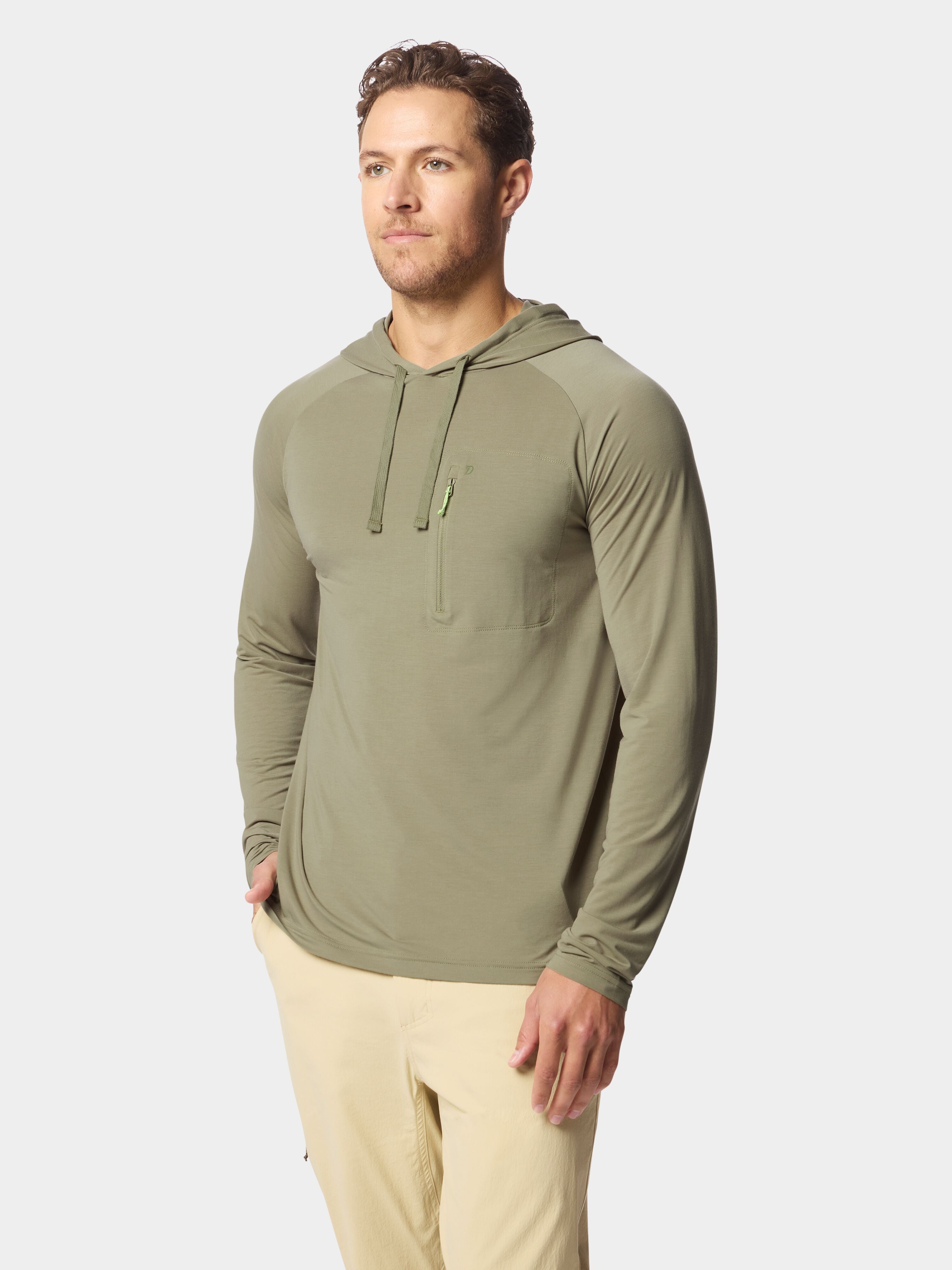M's Lightweight Performance drirelease® Hoodie - Sagebrush