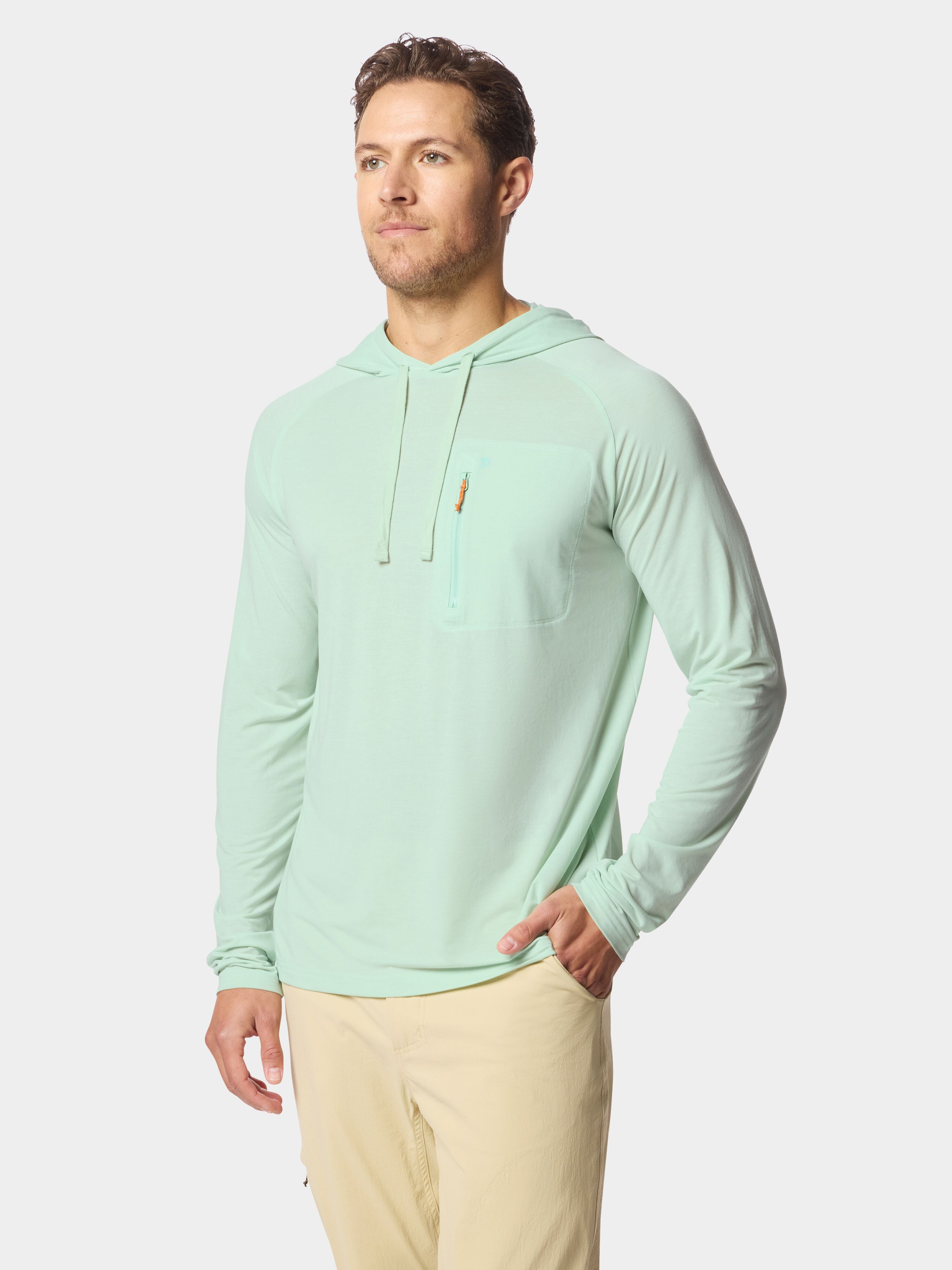 M's Lightweight Performance drirelease® Hoodie - Sea Foam