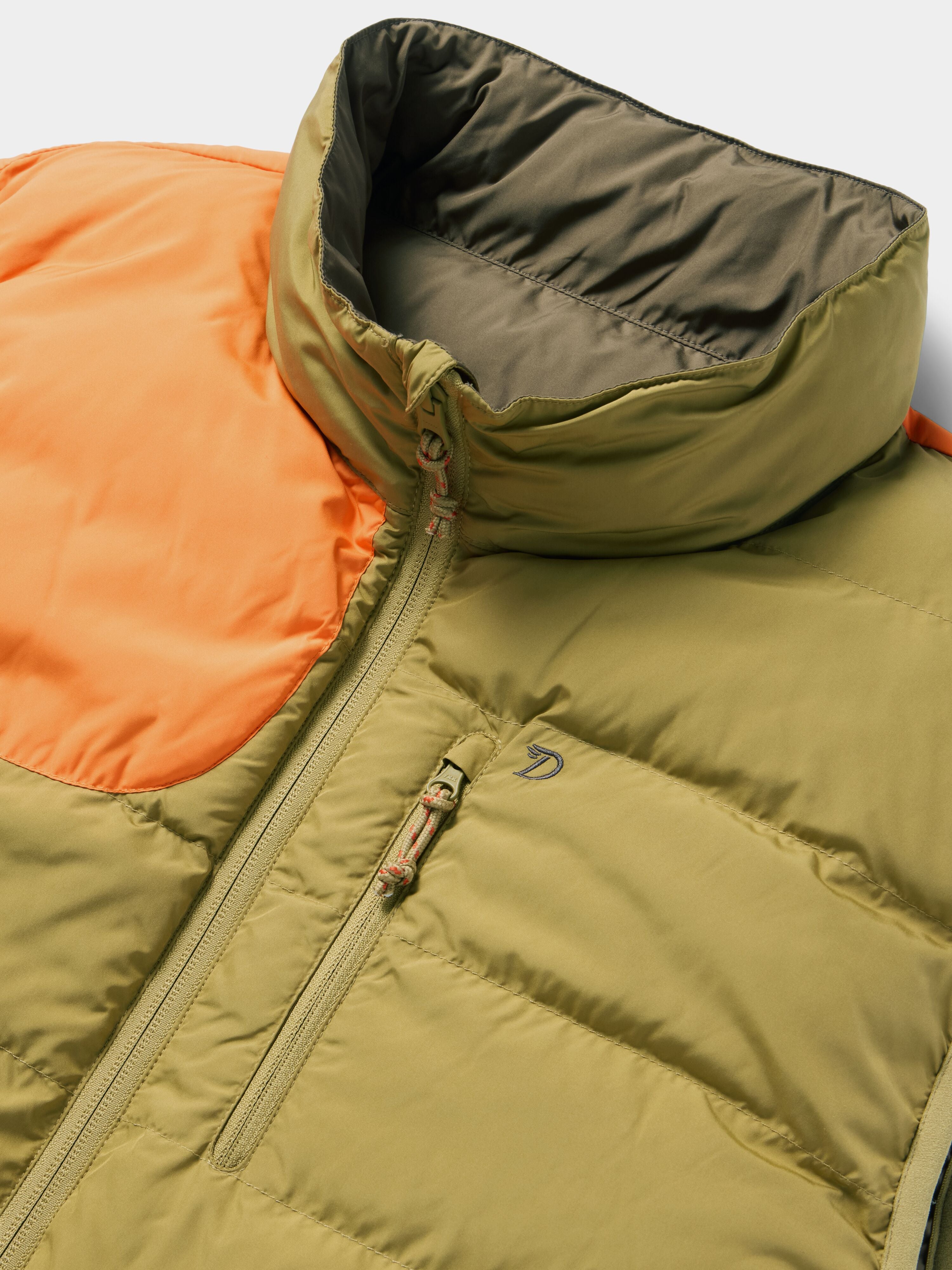 M's Reversible Puffer Vest - Wheat/Blaze