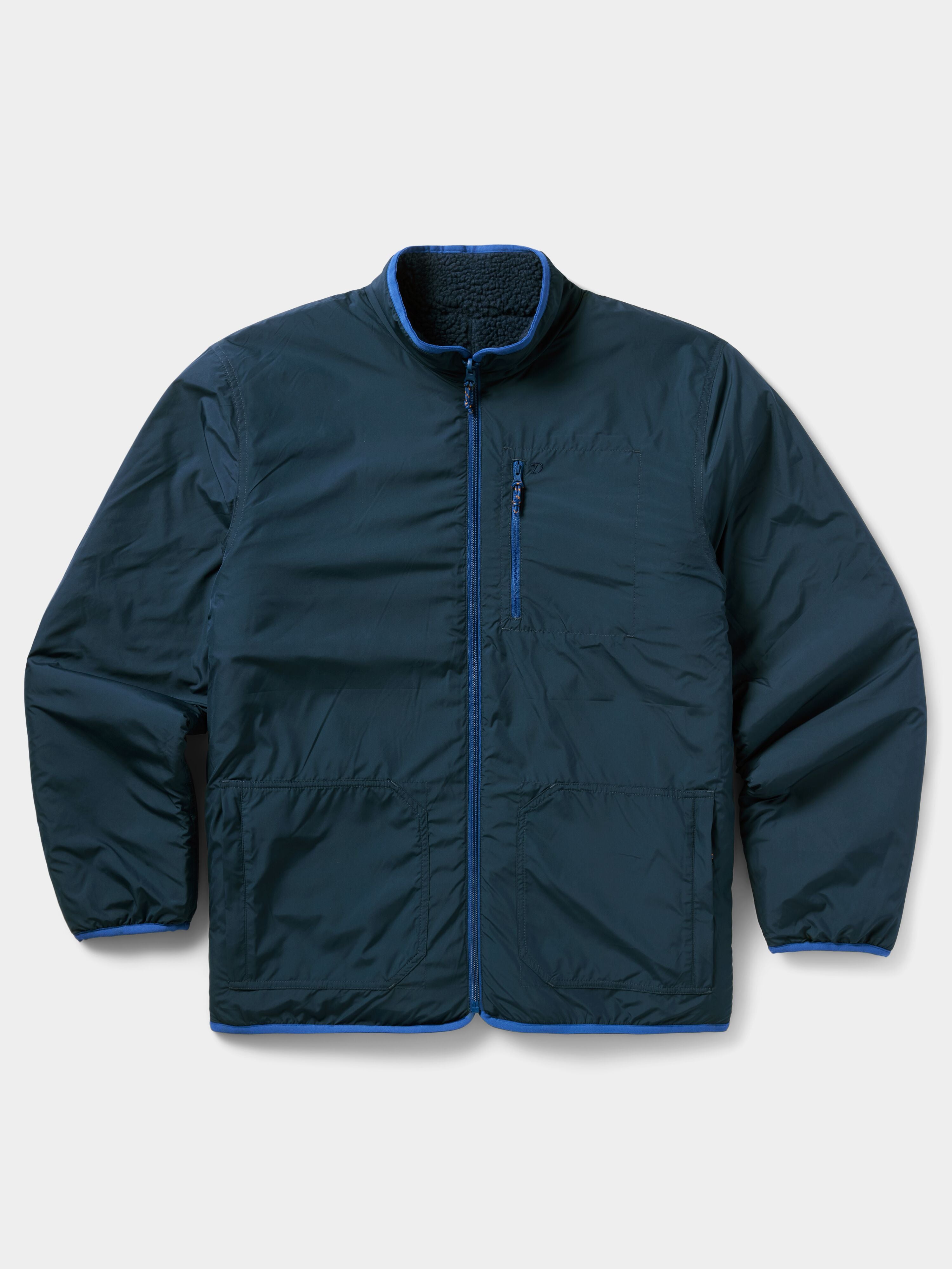 M's Reversible Sherpa Jacket - Tide Blue/Navy