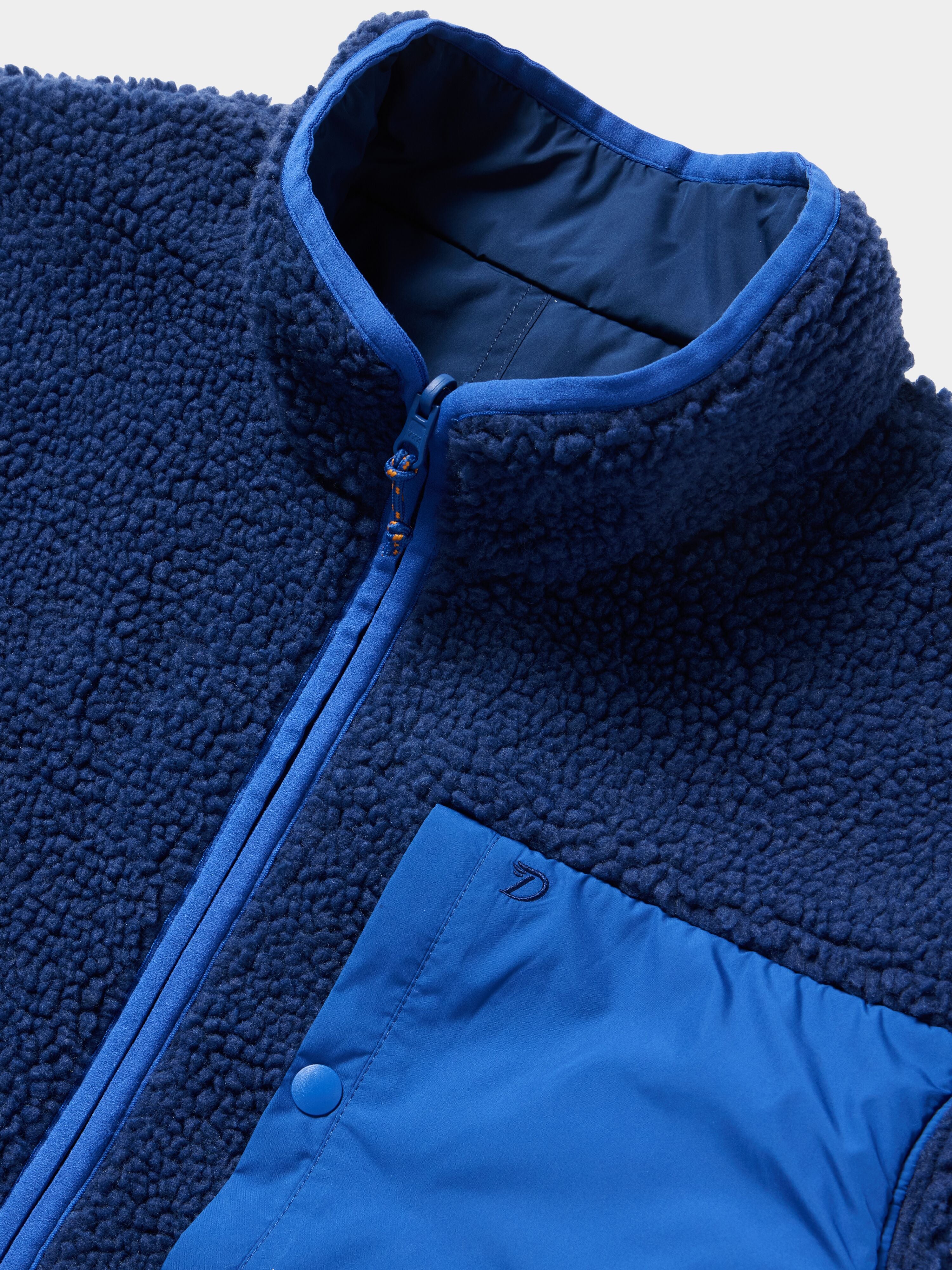 M's Reversible Sherpa Jacket - Tide Blue/Navy