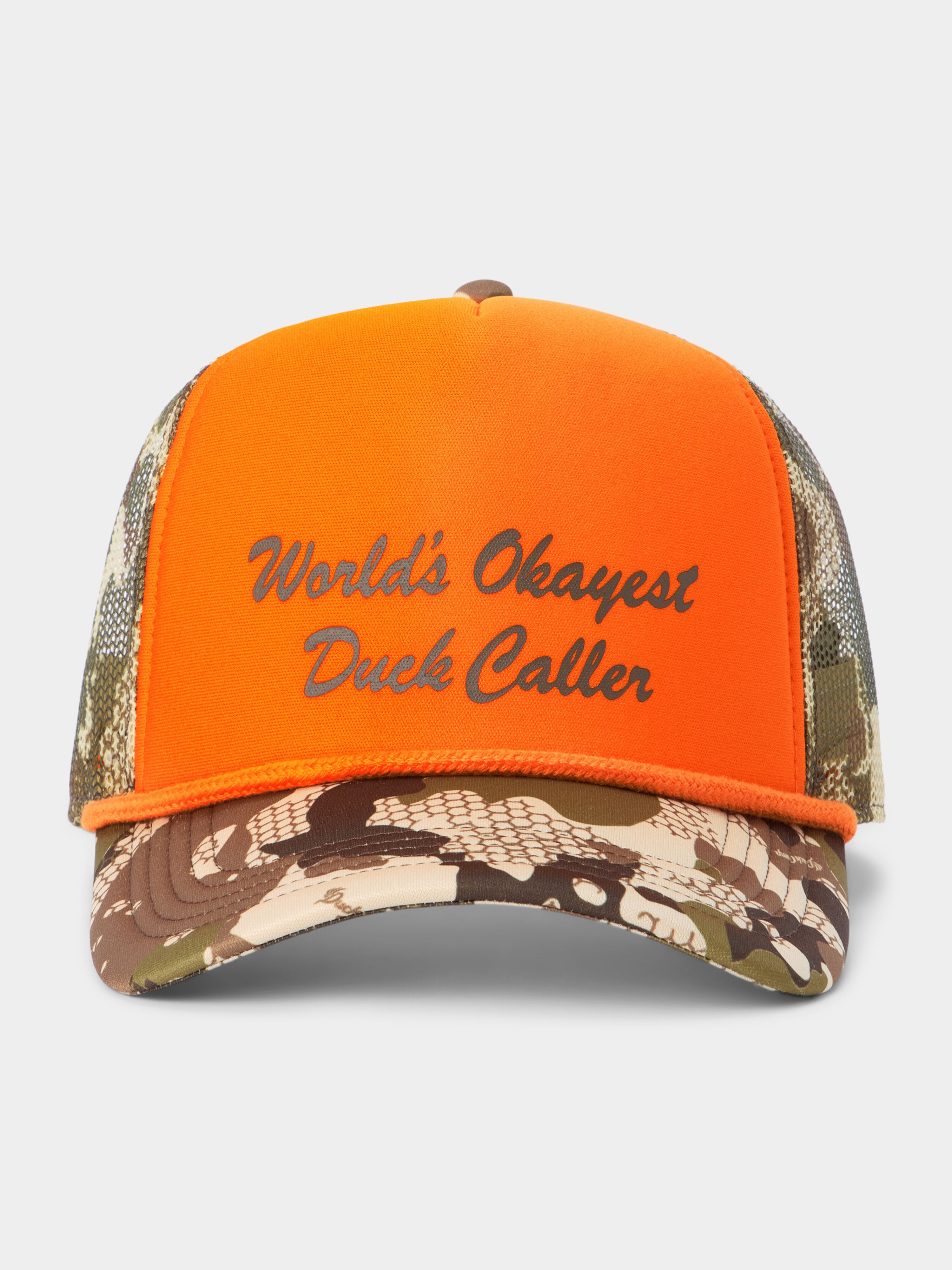 Okayest Duck Caller Retro Trucker - Wetland