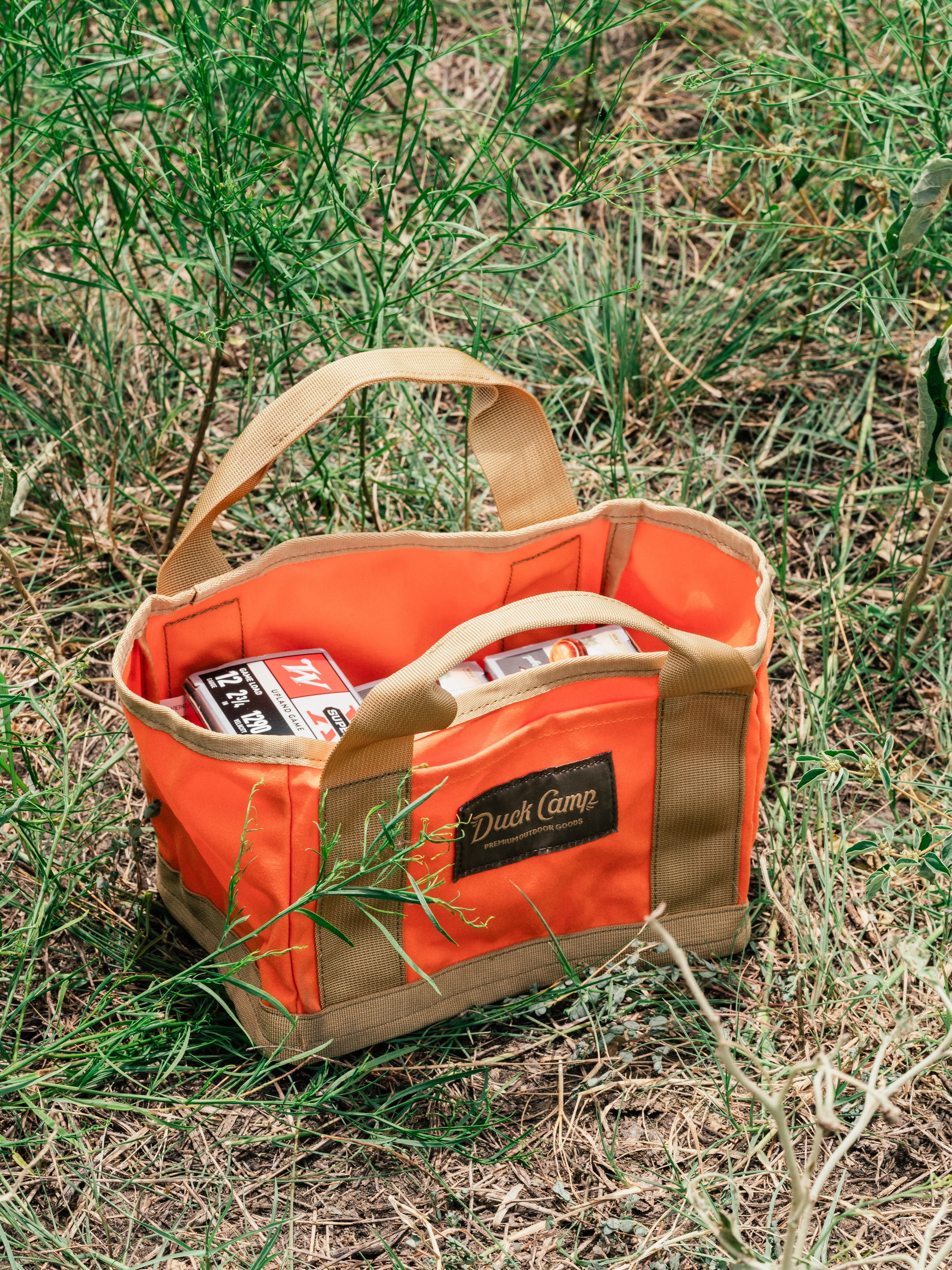 Canvas Ammo Tote Small - Pin Oak/Wheat